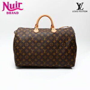 Louis Vuitton Monogram Speedy Handbag Brown